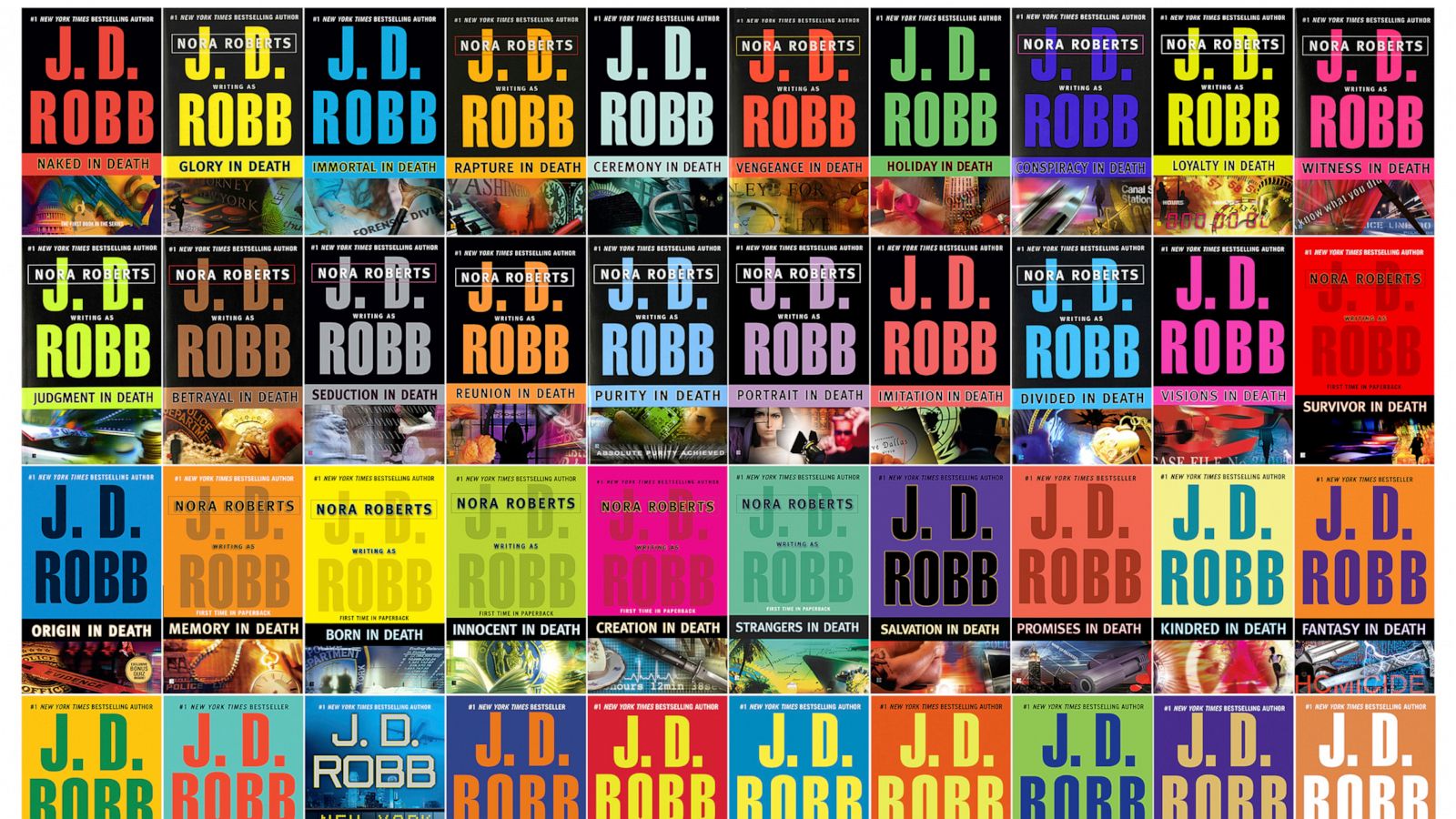 Jd Robb Books In Order Printable List