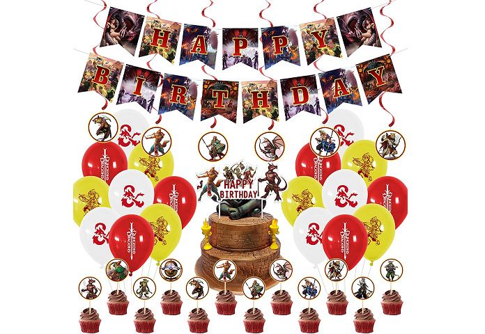  Dragon Birthday Party Decorations Dungeons and Dragons